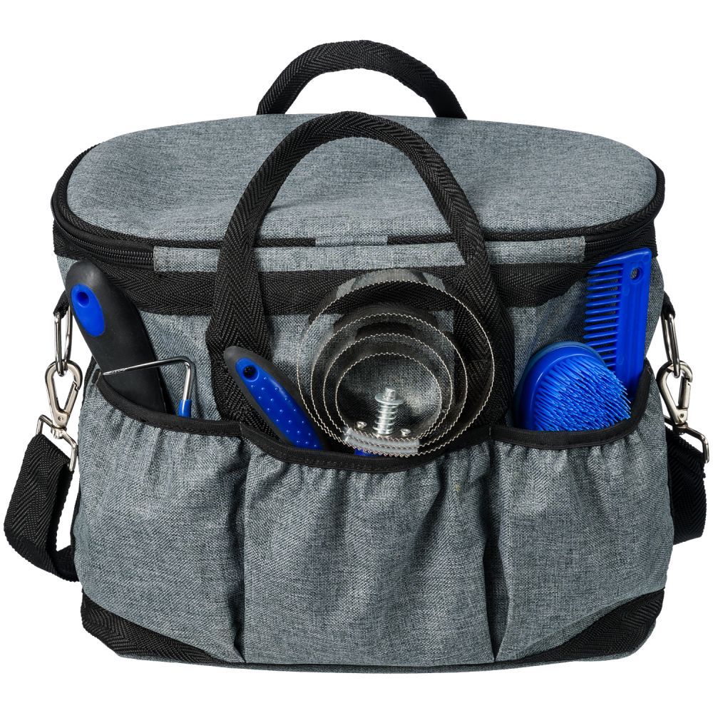 Tough 1 Heathered Grey Helmet/Grooming Bag