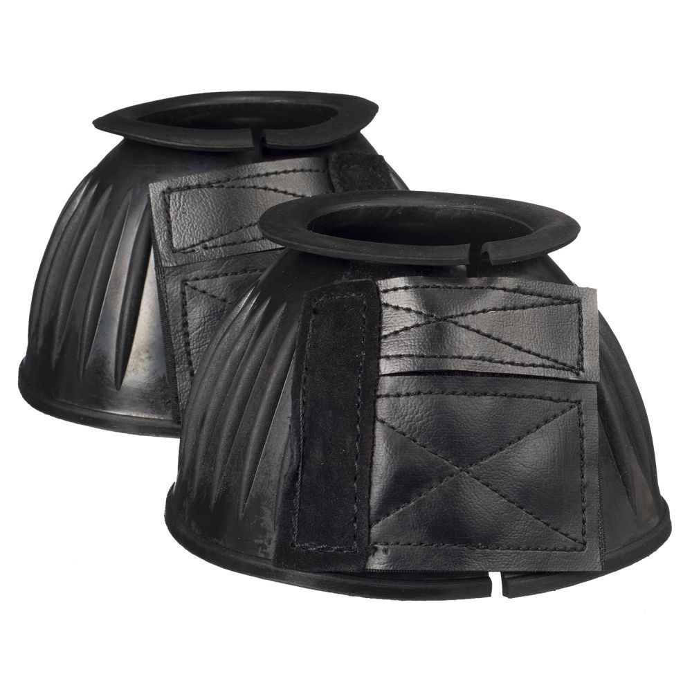 Tough 1 Heavy Duty Open Rubber Bell Boots- Black