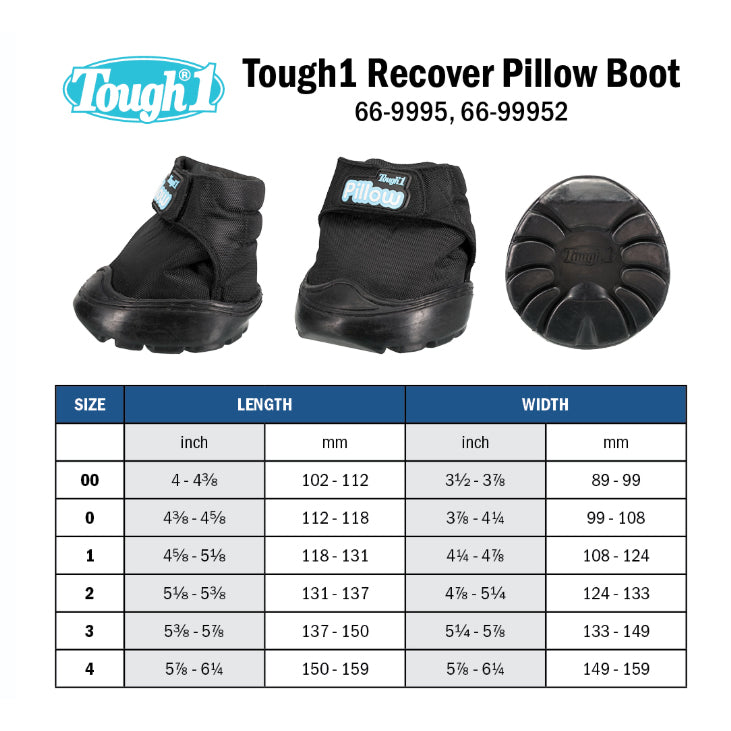 Tough 1 Recover Pillow Boot- Single