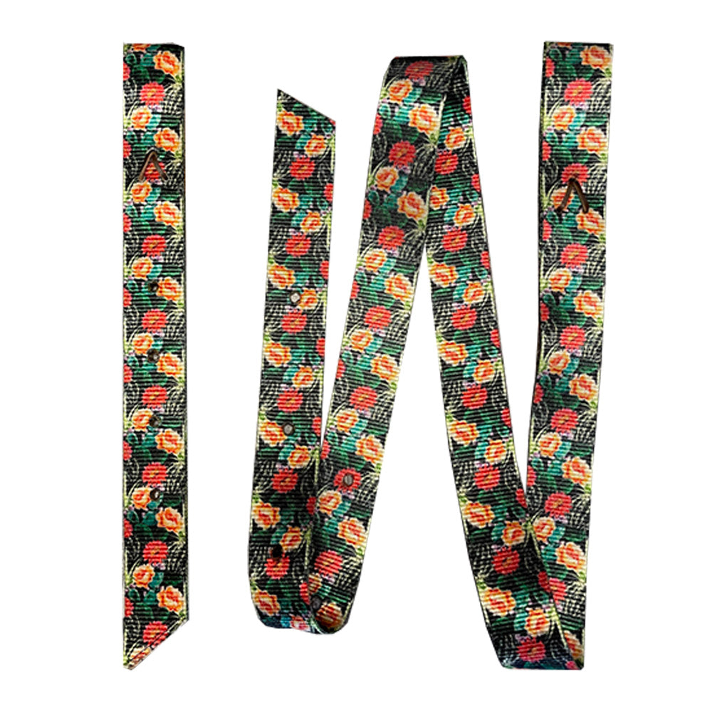 Schulz Equine Desert Bloom Nylon Latigo and Off Billet Set
