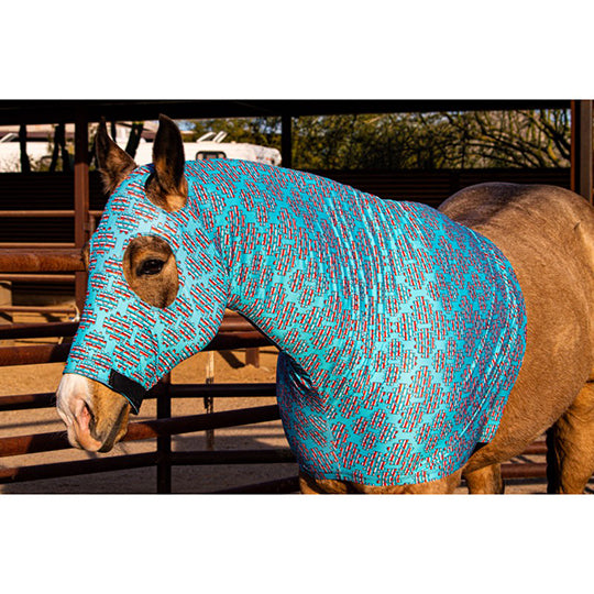 Schulz Equine Lycra Hood- Serape Aztec
