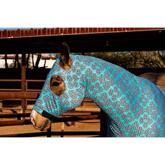 Schulz Equine Lycra Hood- Serape Aztec