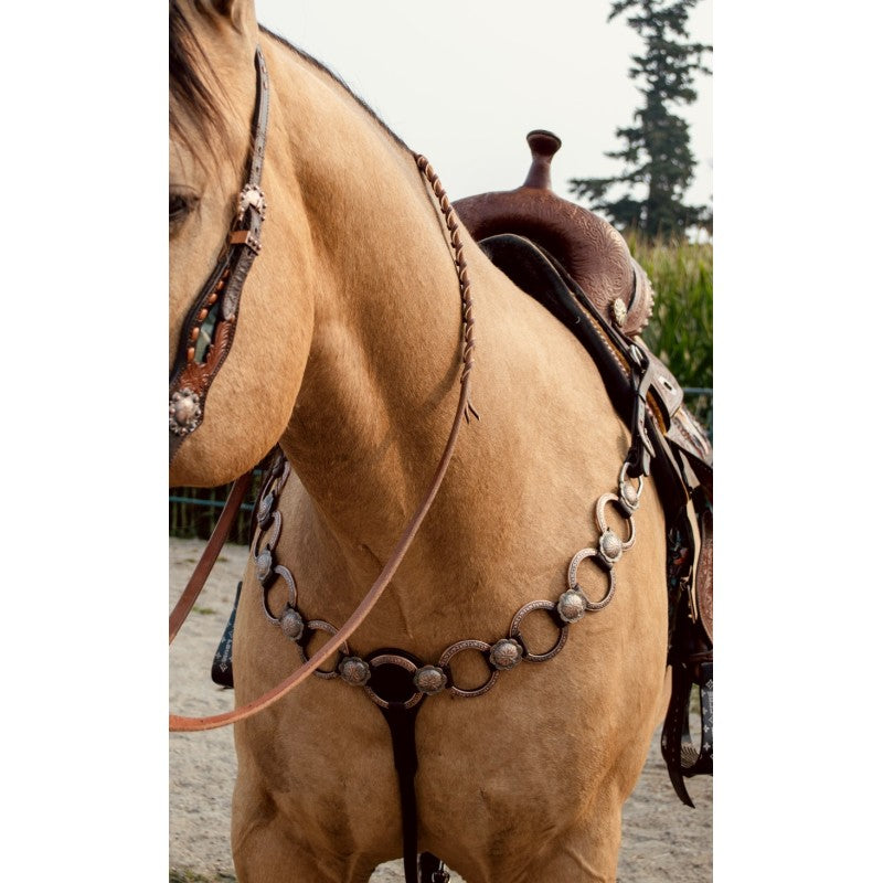 Schulz Equine Copper Ring Breast Collar