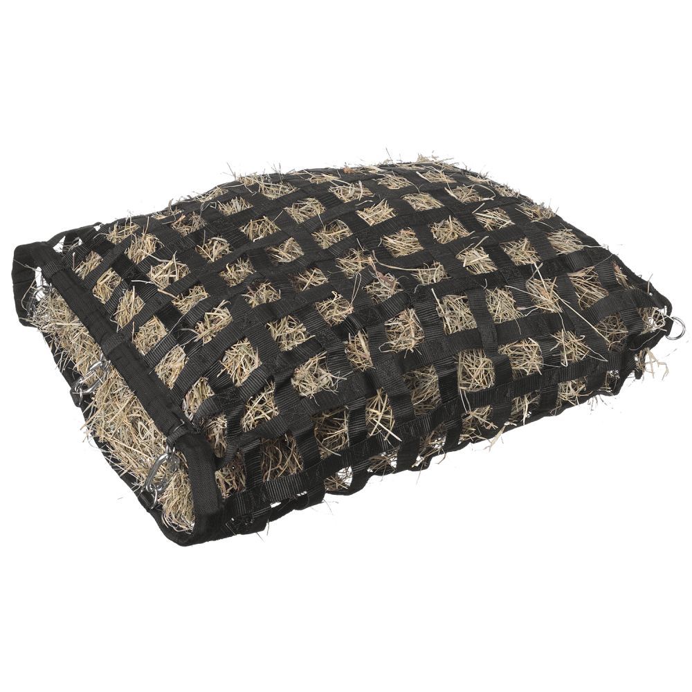 Tough 1 Premium Slow Feed Web Hay Bag- Black