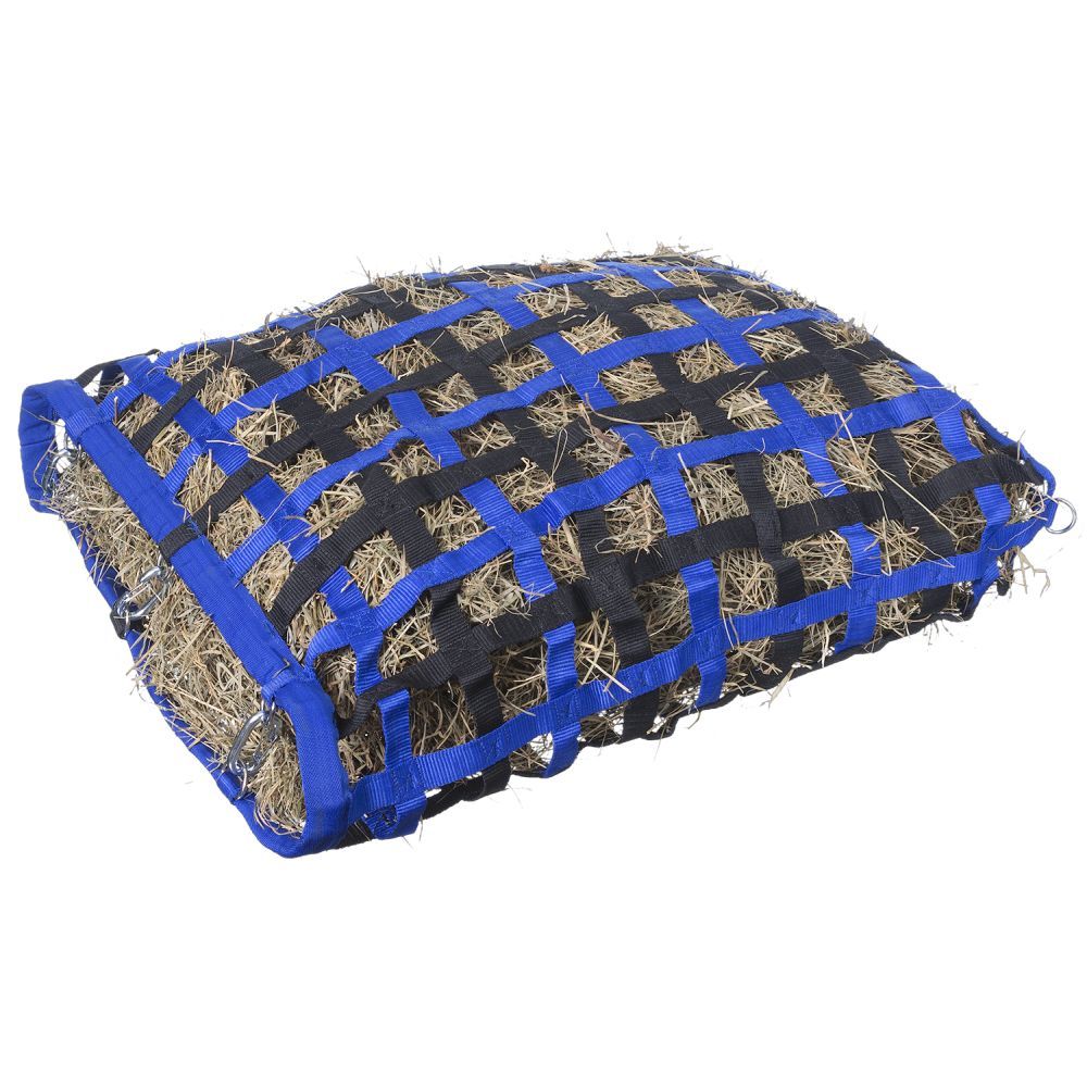 Tough 1 Premium Slow Feed Web Hay Bag- Royal Blue