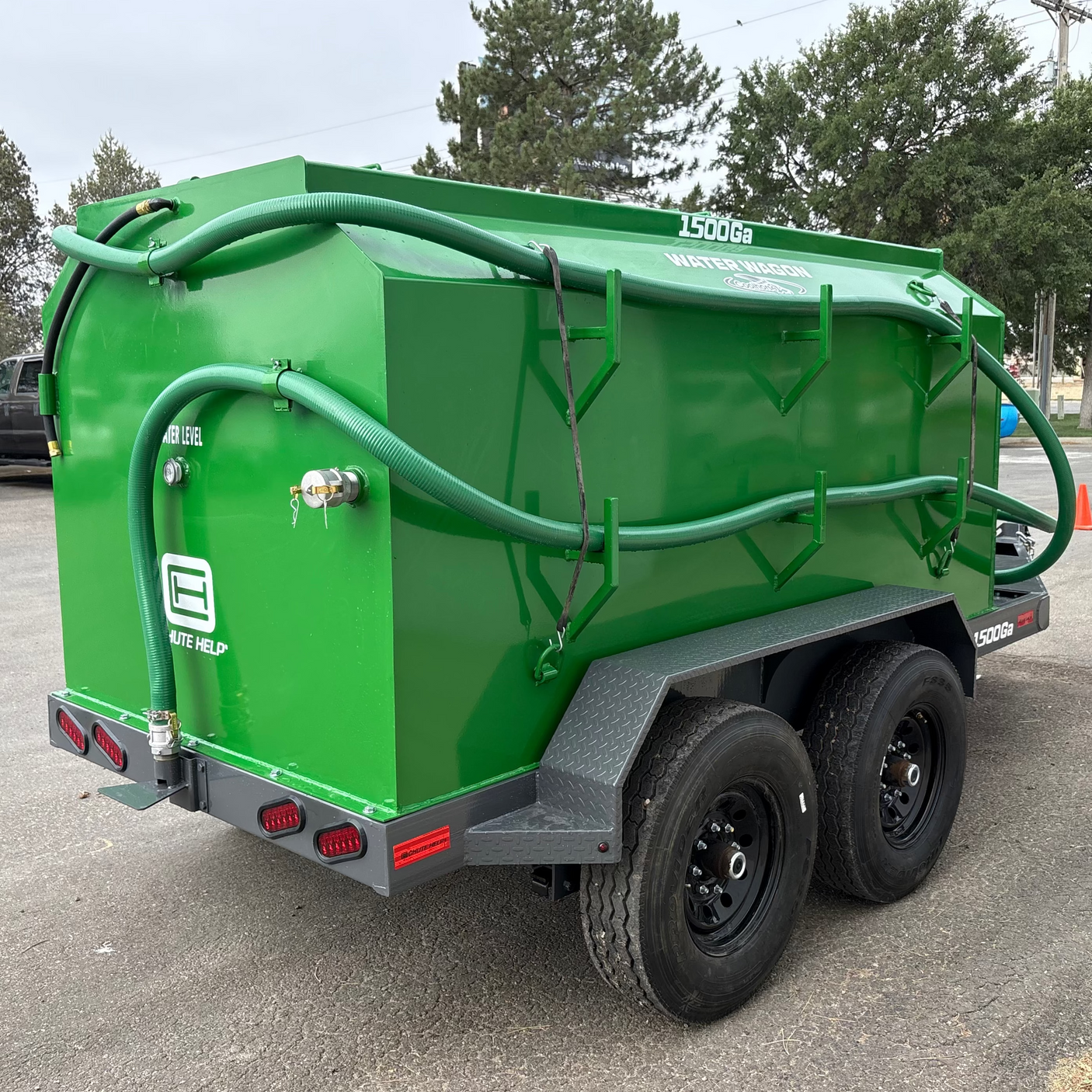 2027 Chute Help 1500 Gallon Metal Water Wagon