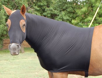 Sleazy Sleepwear for Horses Stretch Hood with Zipper