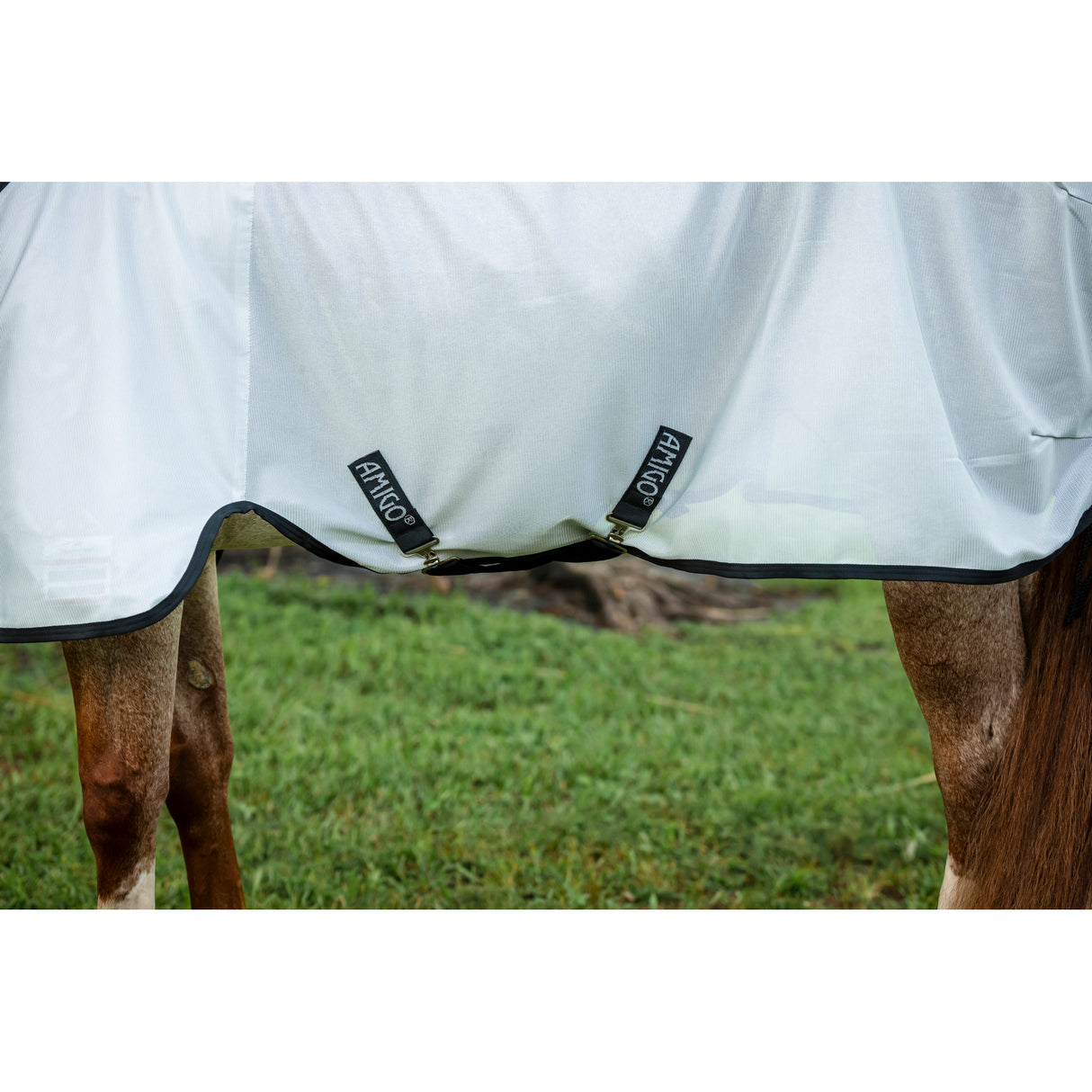 Horseware Amigo Quarter Horse Plus Fly Sheet- Silver/Black