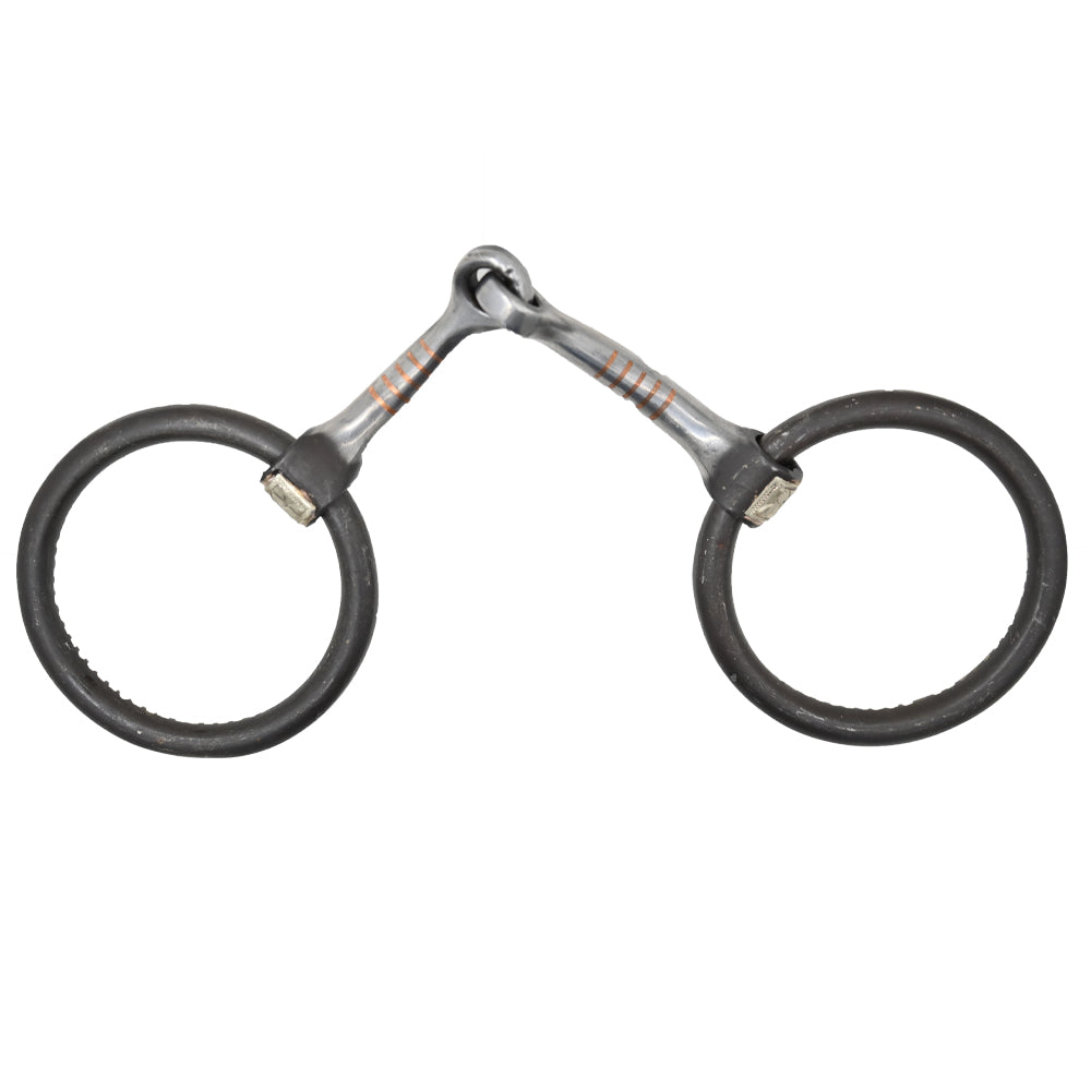 Bob Avila O Ring Snaffle Bit with Silver