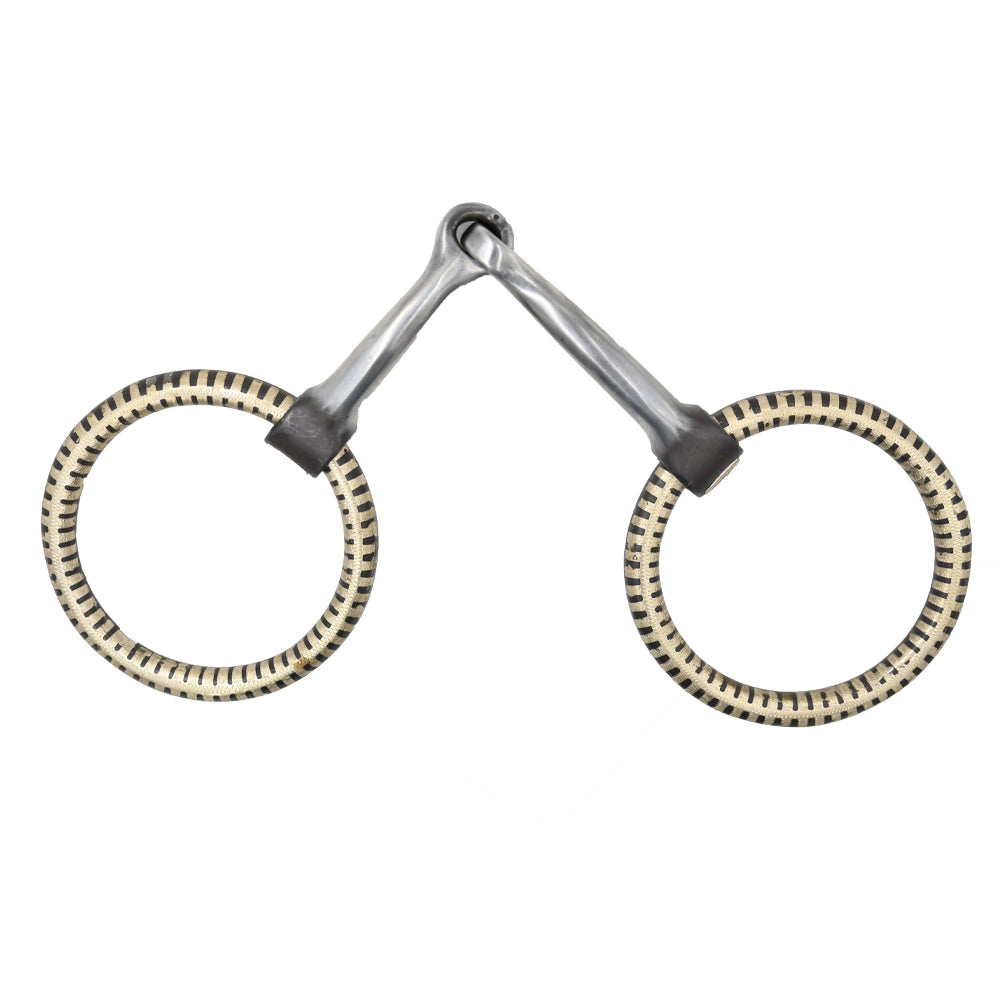 Bob Avila O Ring Snaffle Bit with Silver