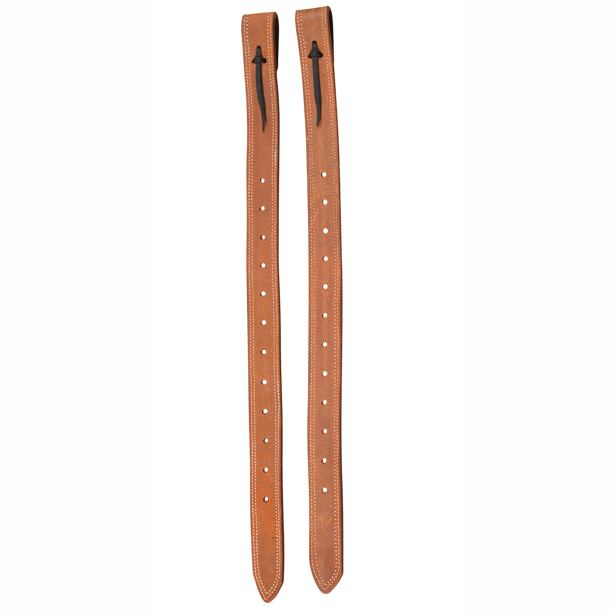 Berlin Custom Leather Roughout Golden Oiled Skirting Leather Back Billets