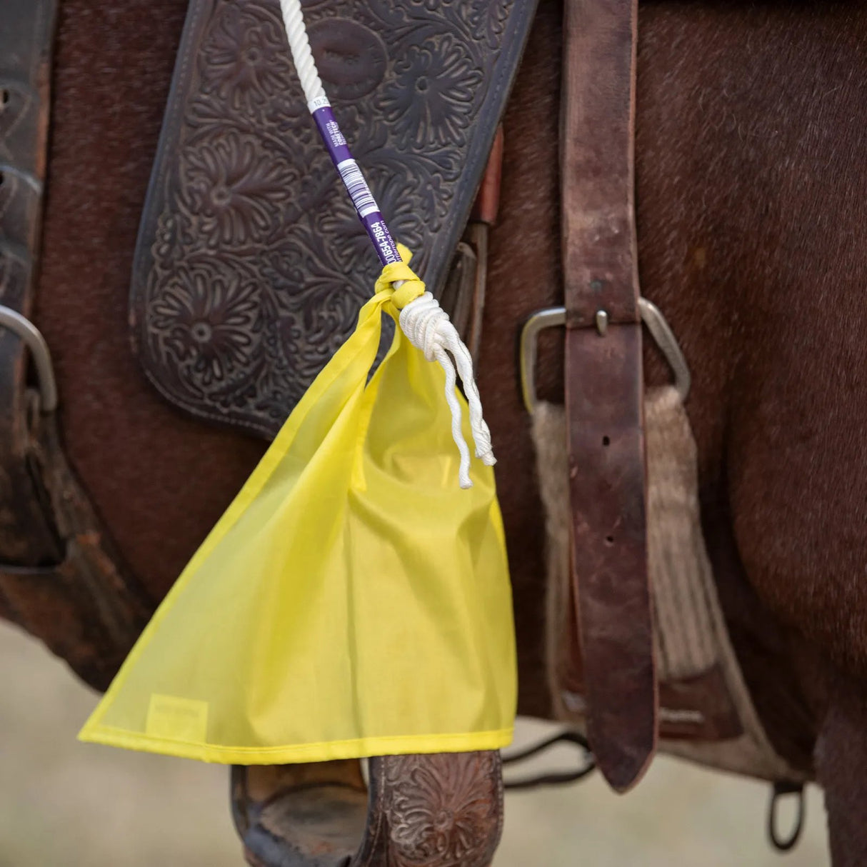 Rattler Ropes Neon Yellow Breakaway Flag- Single