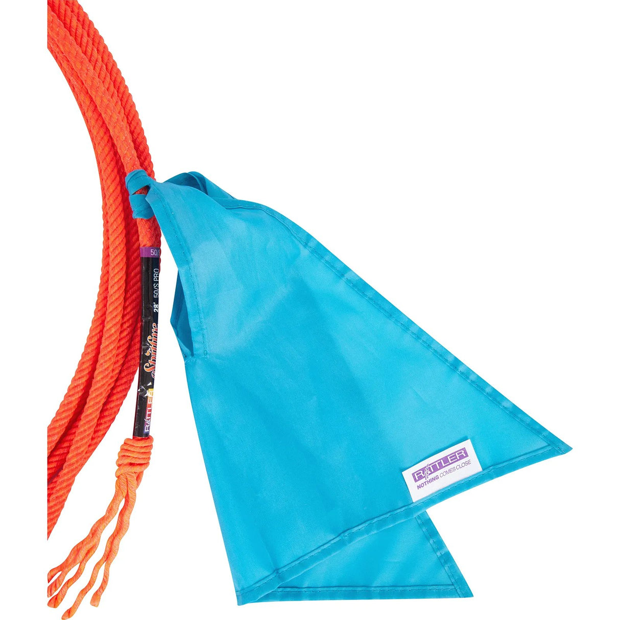 Rattler Ropes Turquoise Breakaway Flag- Single