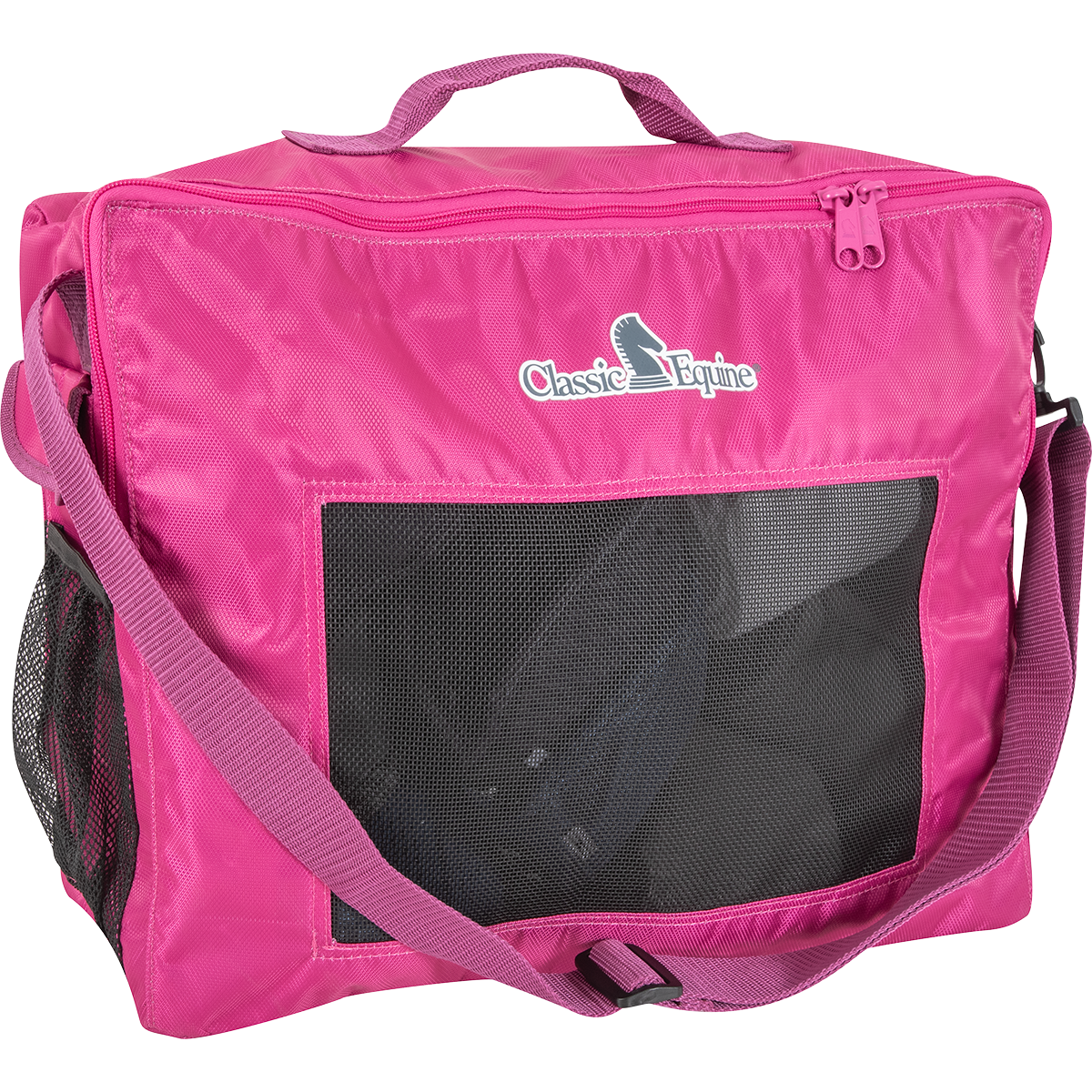 Classic Equine Boot Accessory Tote- Raspberry