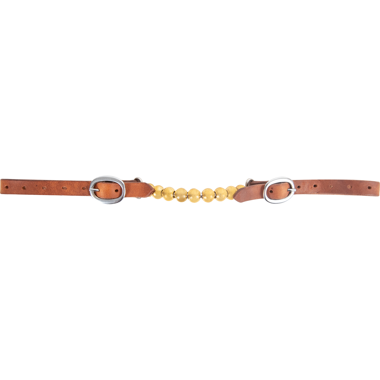 Cashel Brass Ball Curb Strap