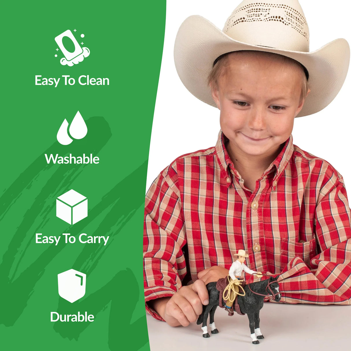 Big Country Toys Cowboy and Horse Set