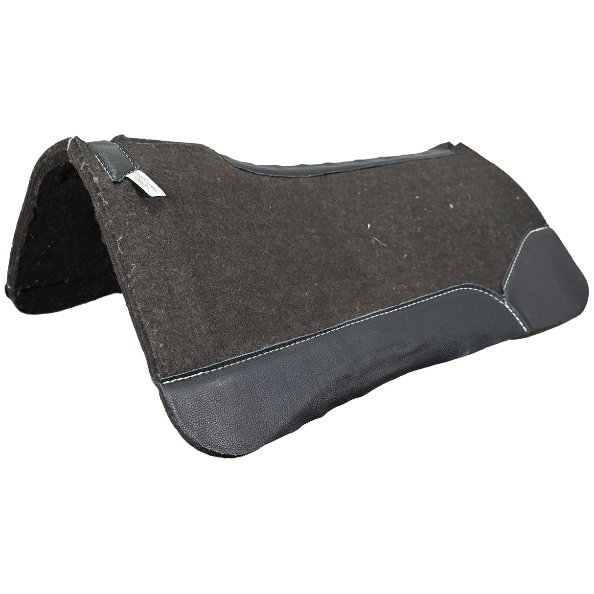Best Ever 1" OG Saddle Pad with Black Wear Leathers- 30"x30"