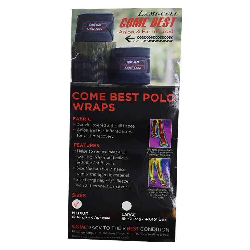 Partrade Come Best Polo Wrap- Pair