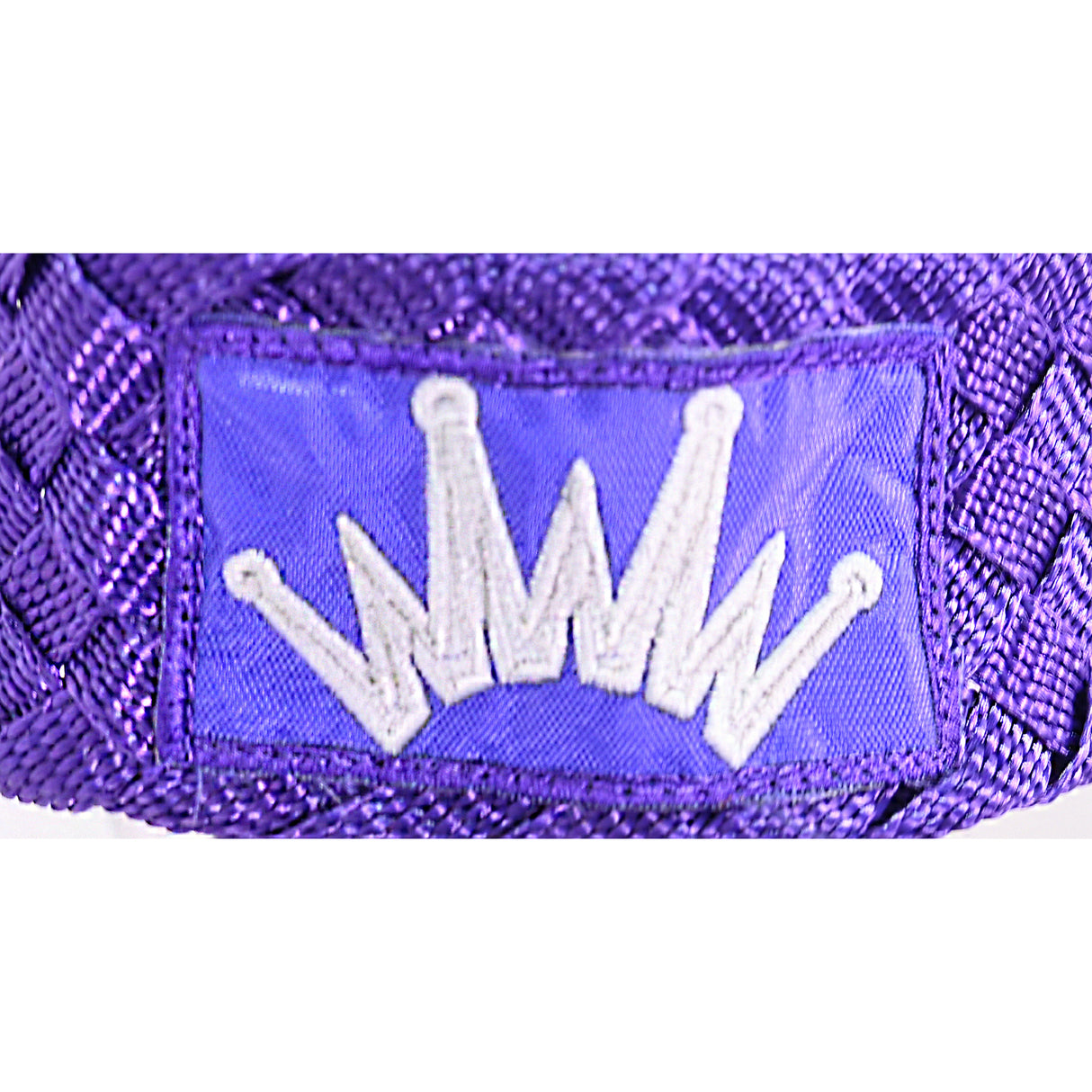 Best Ever Braided Mule Tape Halter w/ 8.5' Lead- Purple