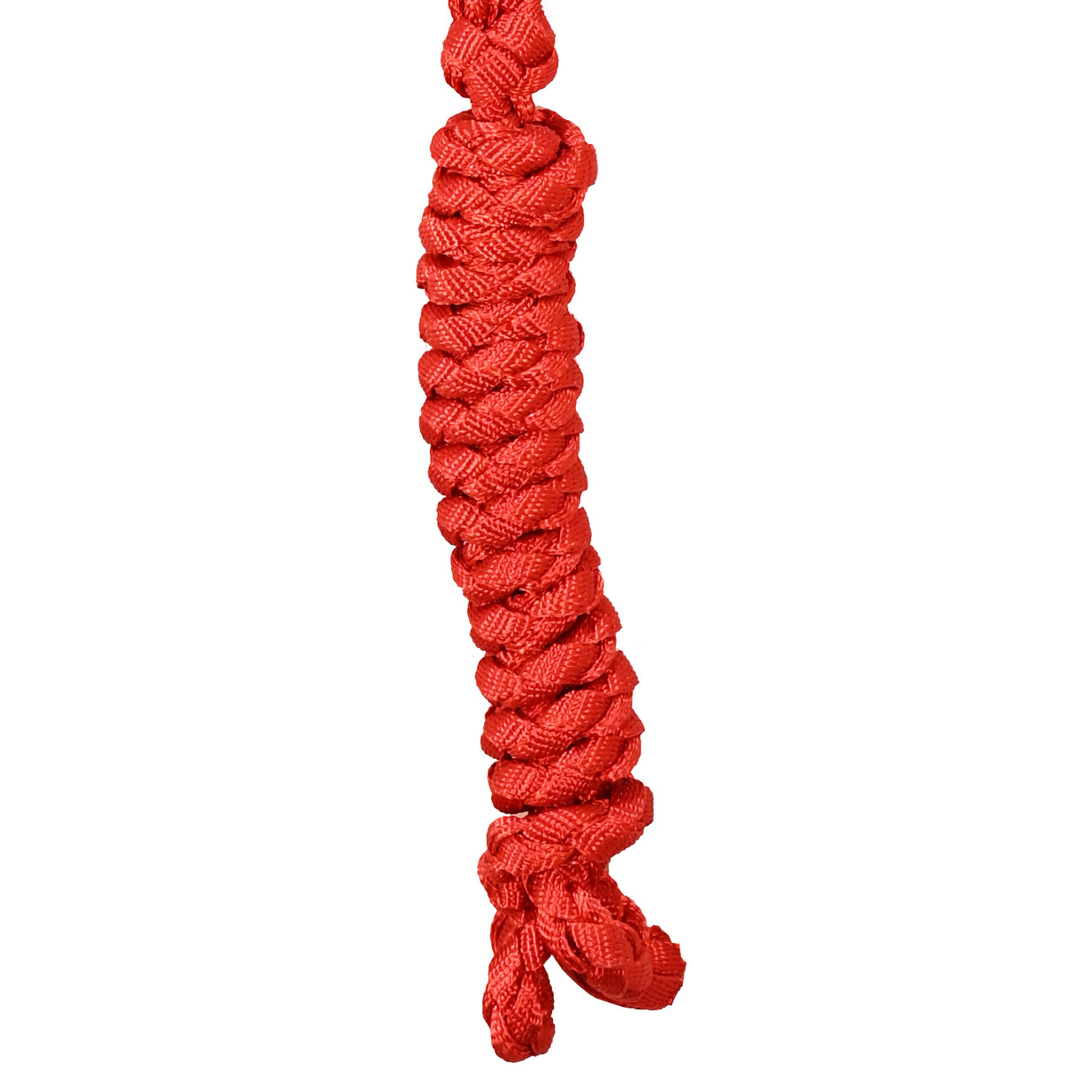 Best Ever Braided Mule Tape Halter w/ 8.5' Lead- Red