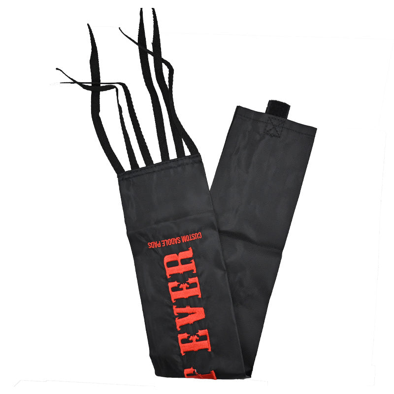 Best Ever Velcro Tail Bag- Black/Red