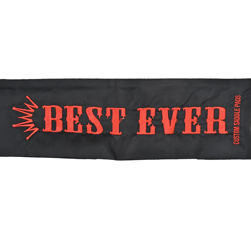Best Ever Velcro Tail Bag- Black/Red