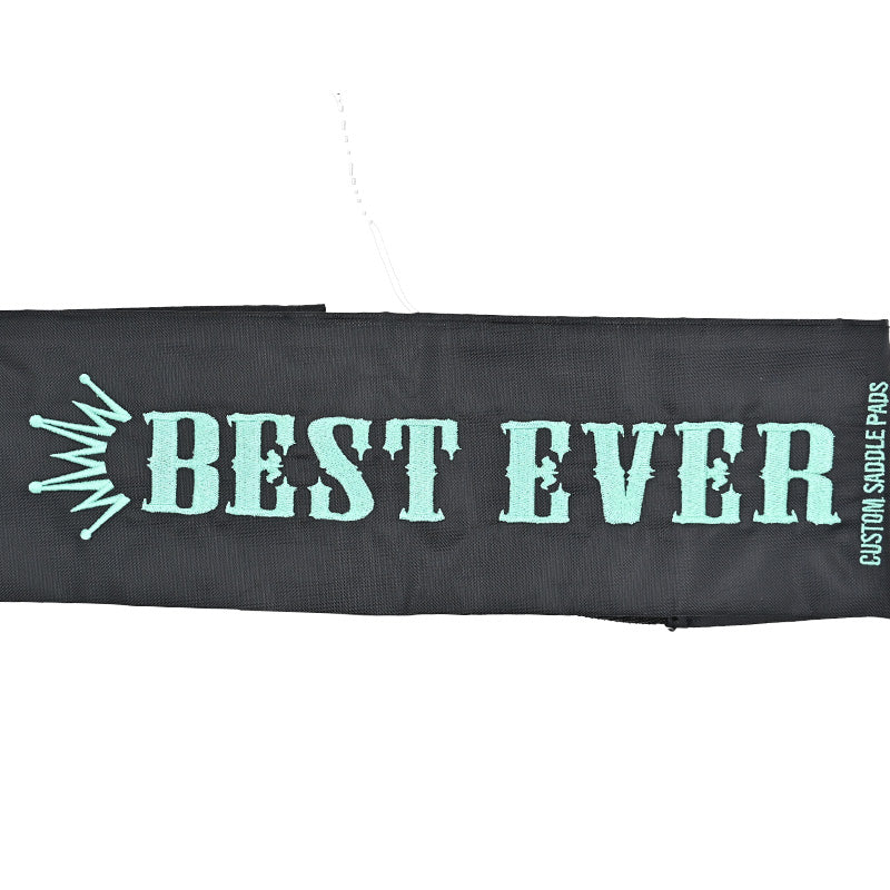 Best Ever Velcro Tail Bag- Black/Turquoise