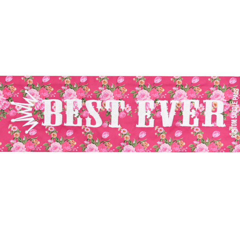 Best Ever Velcro Tail Bag- Pink Floral