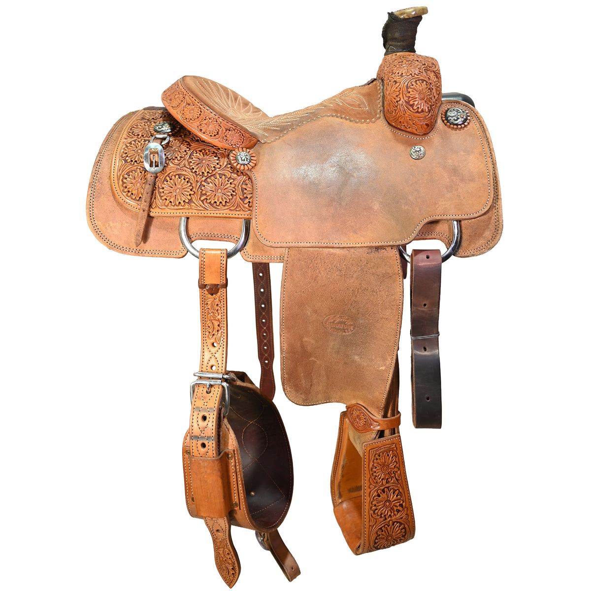 Used 14.5" Billy Hogg Signature Roping Saddle