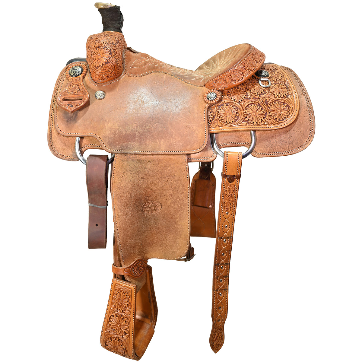 Used 14.5" Billy Hogg Signature Roping Saddle