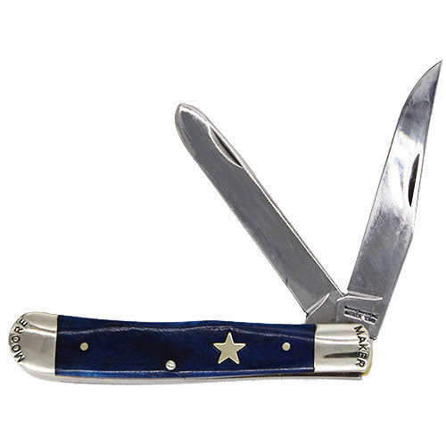 Moore Maker Blue Bone Trapper Texas Knife