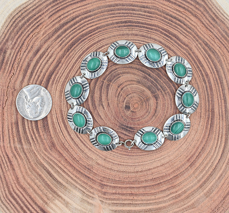 The Darcy Concho Bracelet with Stones