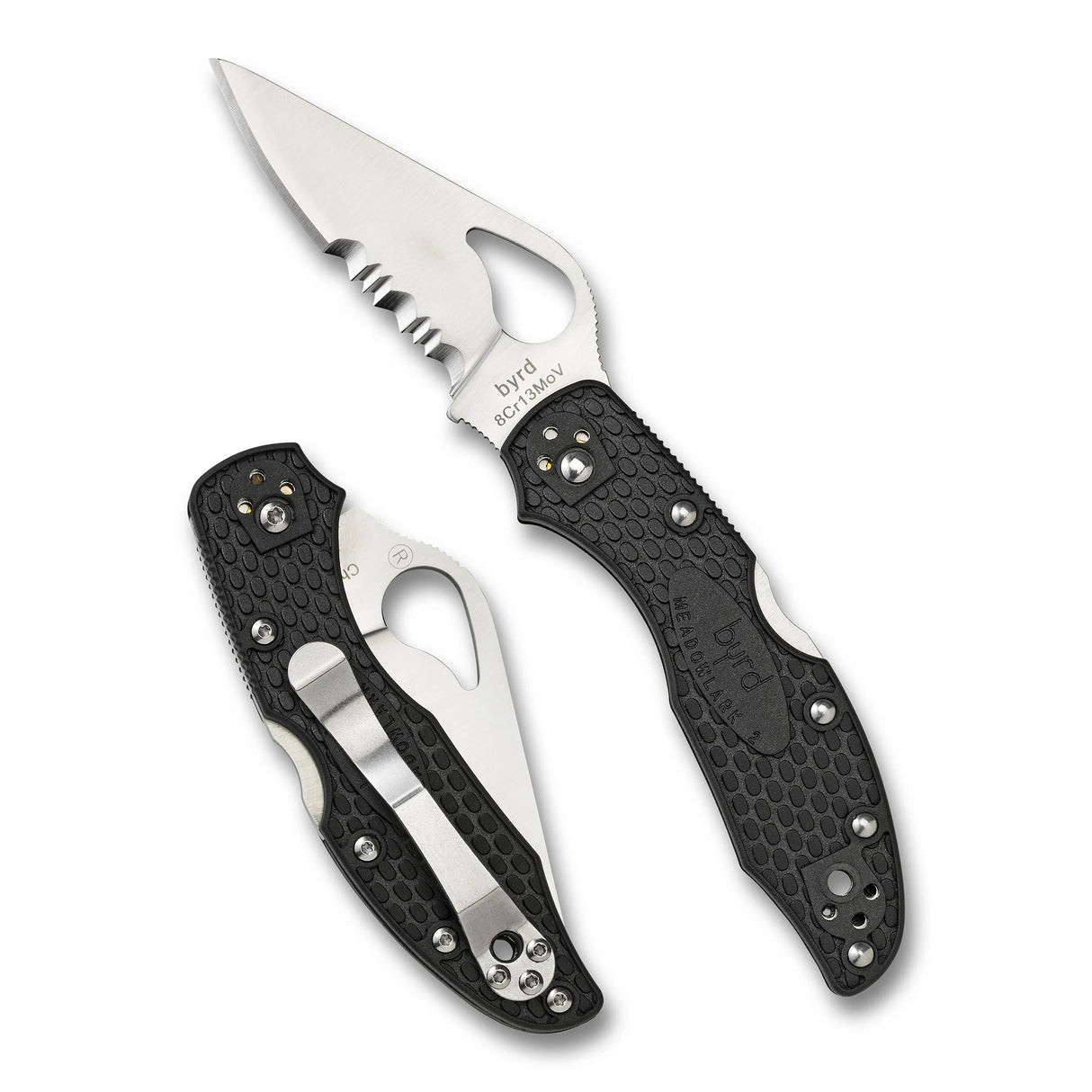 Byrd Meadowlark 2 Lightweight Combination Edge Knife