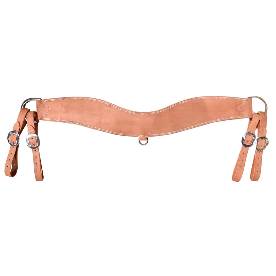 Berlin Custom Leather Rough Out Steertripper Breast Collar