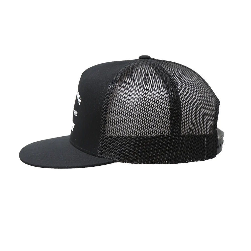 Rodeo Time Radiator Ranch Black on Black Mesh Snapback Cap