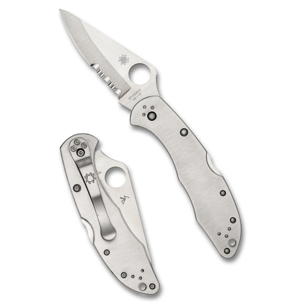 Spyderco Delica SS Combo