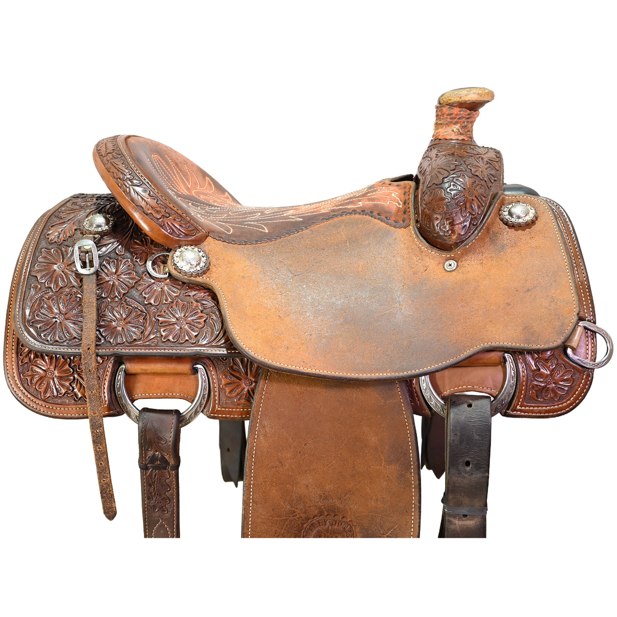 Used 14.5" Harry Jones Calf Roping Saddle