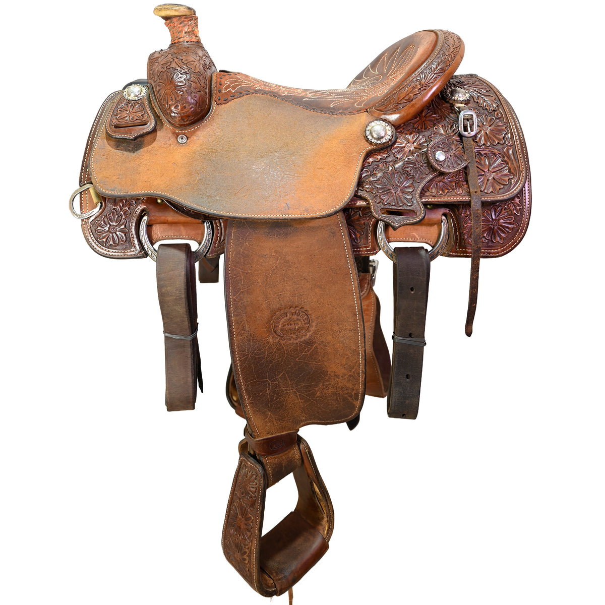 Used 14.5" Harry Jones Calf Roping Saddle