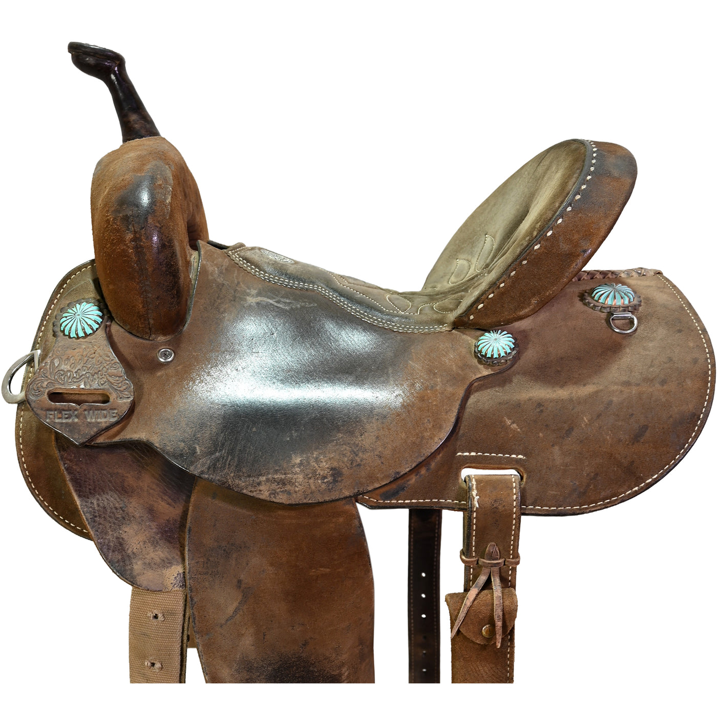 Used 14" Double J Pozzi Pro Barrel Racing Saddle