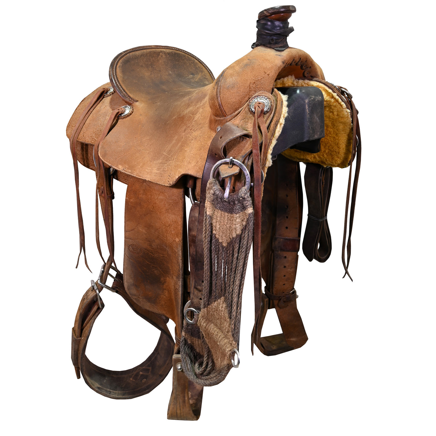 Used 14.5" Larry Clark Ranch Saddle