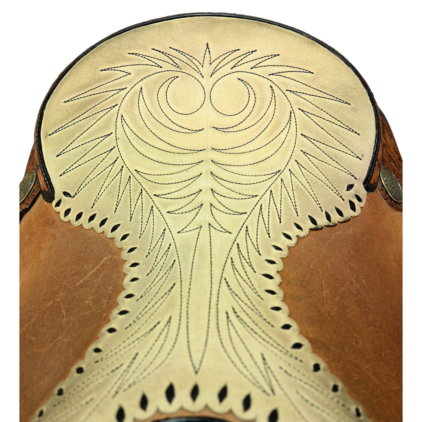 Used 14.5" Monty Reedy Team Roping Saddle