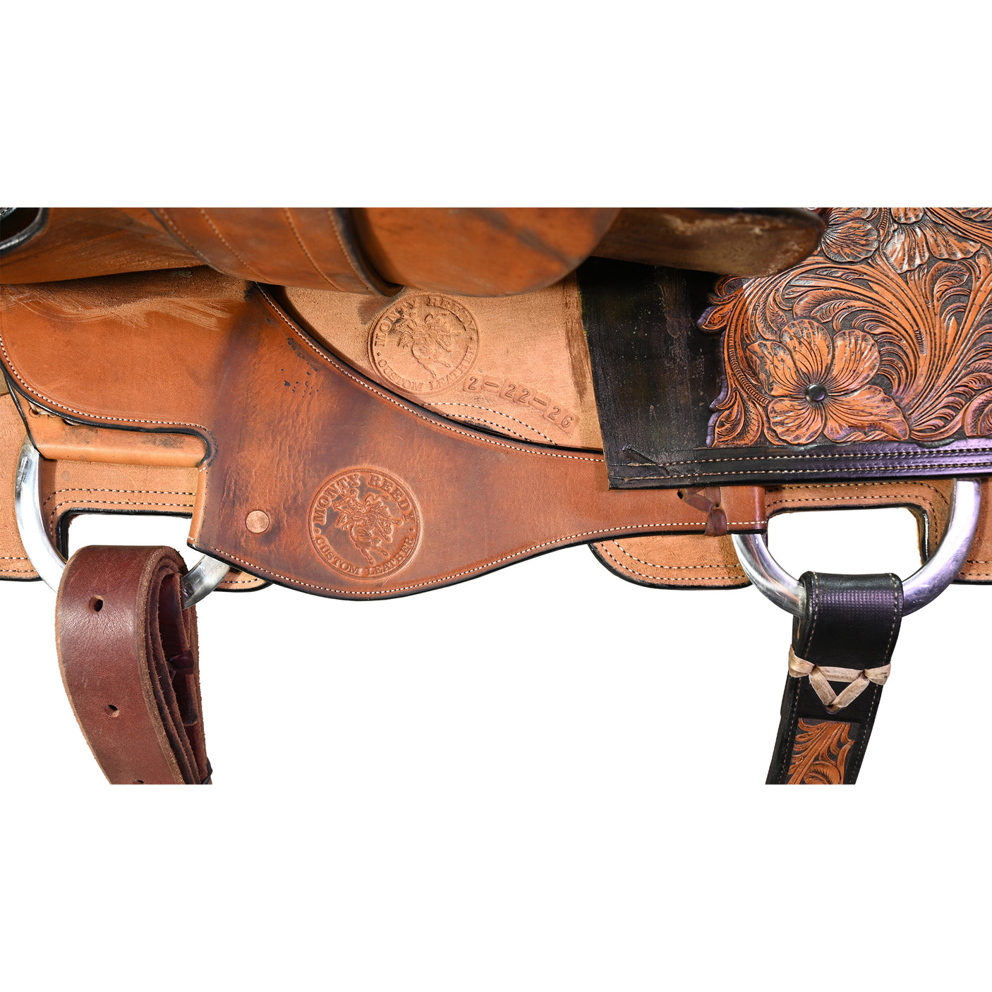 Used 14.5" Monty Reedy Team Roping Saddle