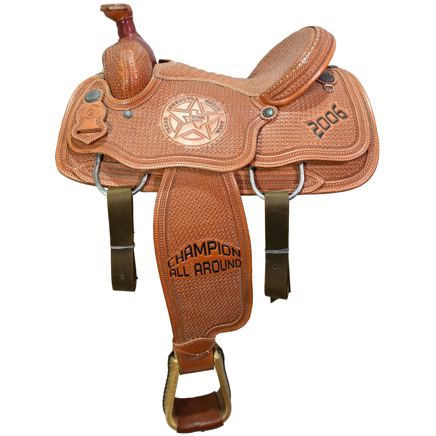 Used 14.5" Tod Slone Trophy Team Roping Saddle