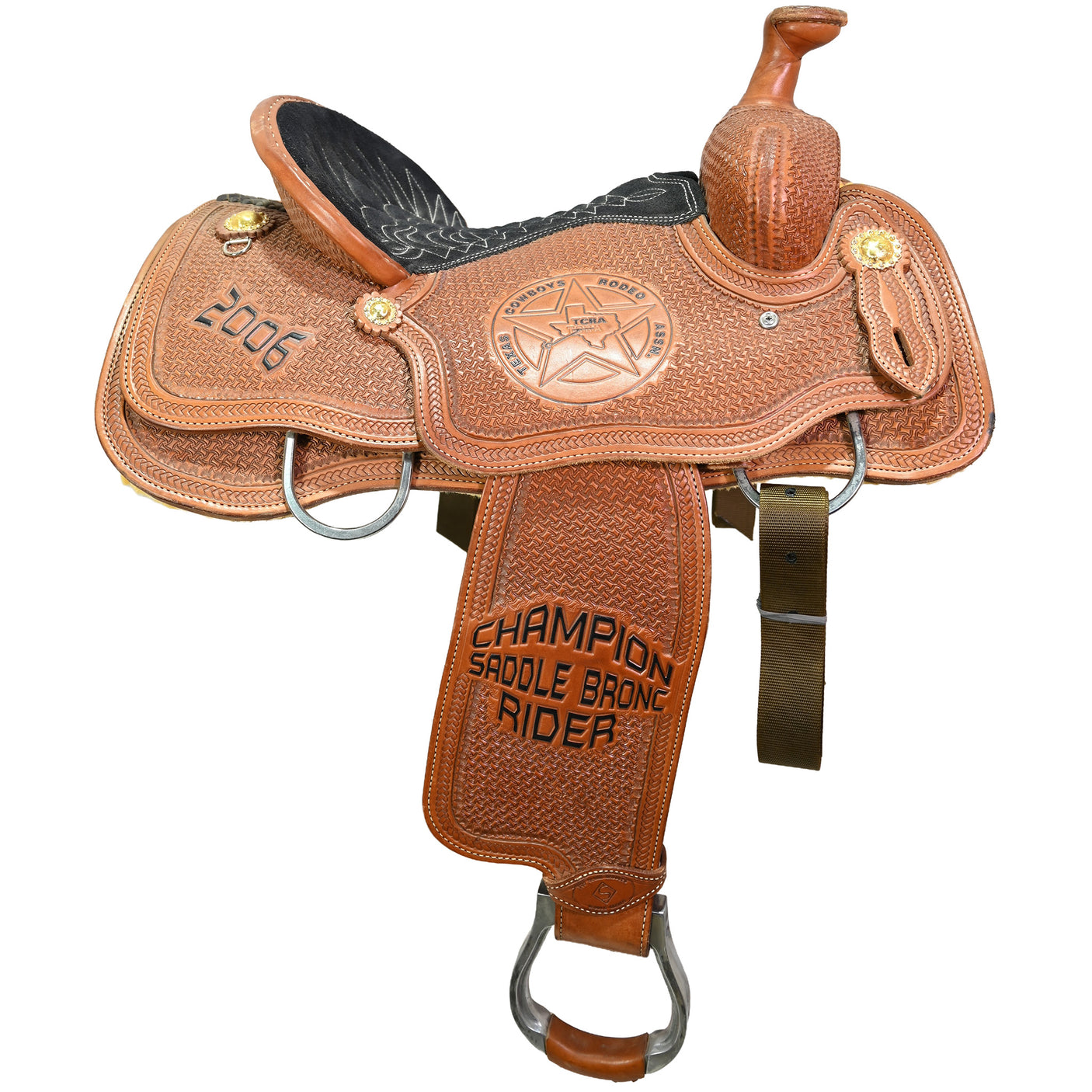 SOLD! Used 14.5" Tod Slone Trophy Team Roping Saddle