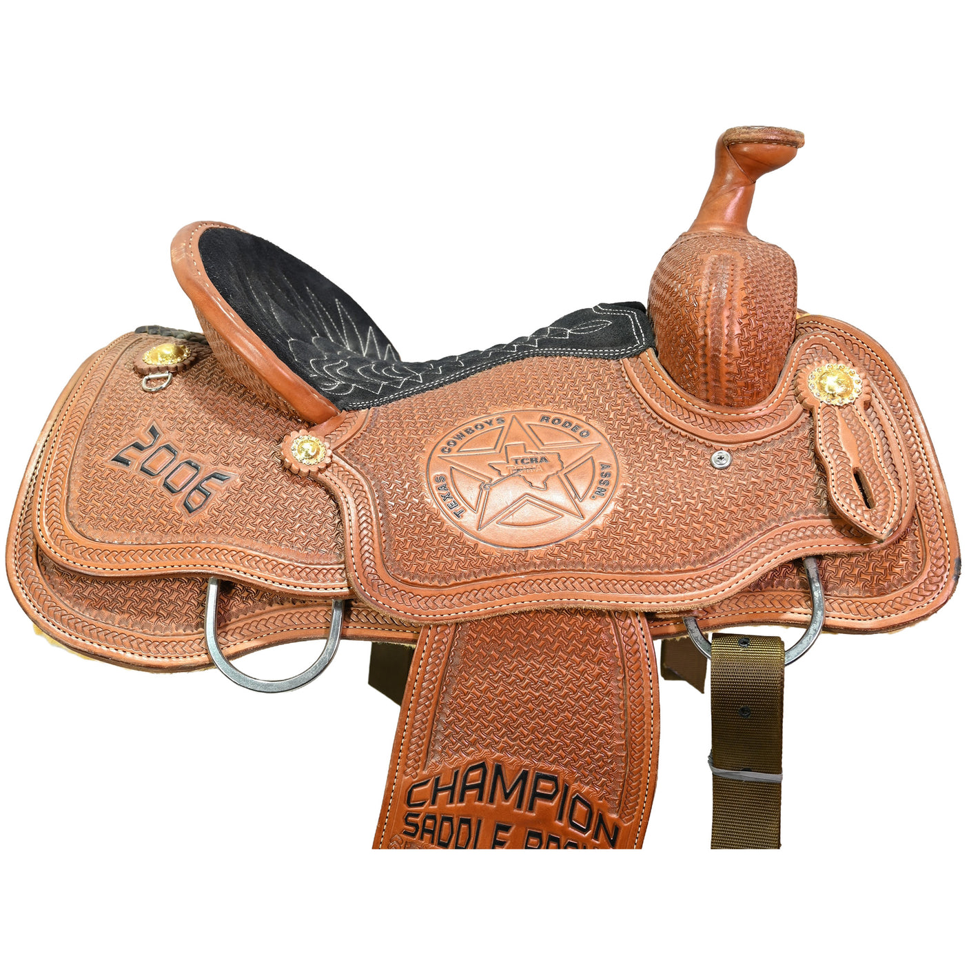 SOLD! Used 14.5" Tod Slone Trophy Team Roping Saddle