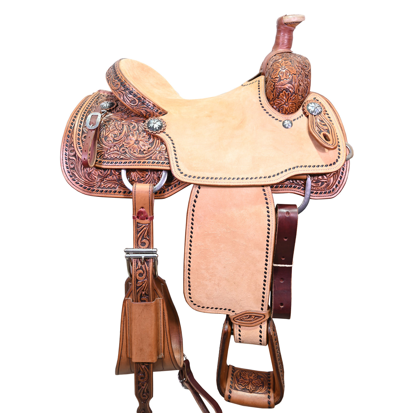 New! 14.75" Smart Horse Team Roping Saddle