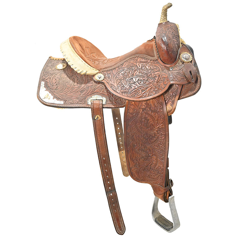 Used 14" Double J Barrel Racing Saddle