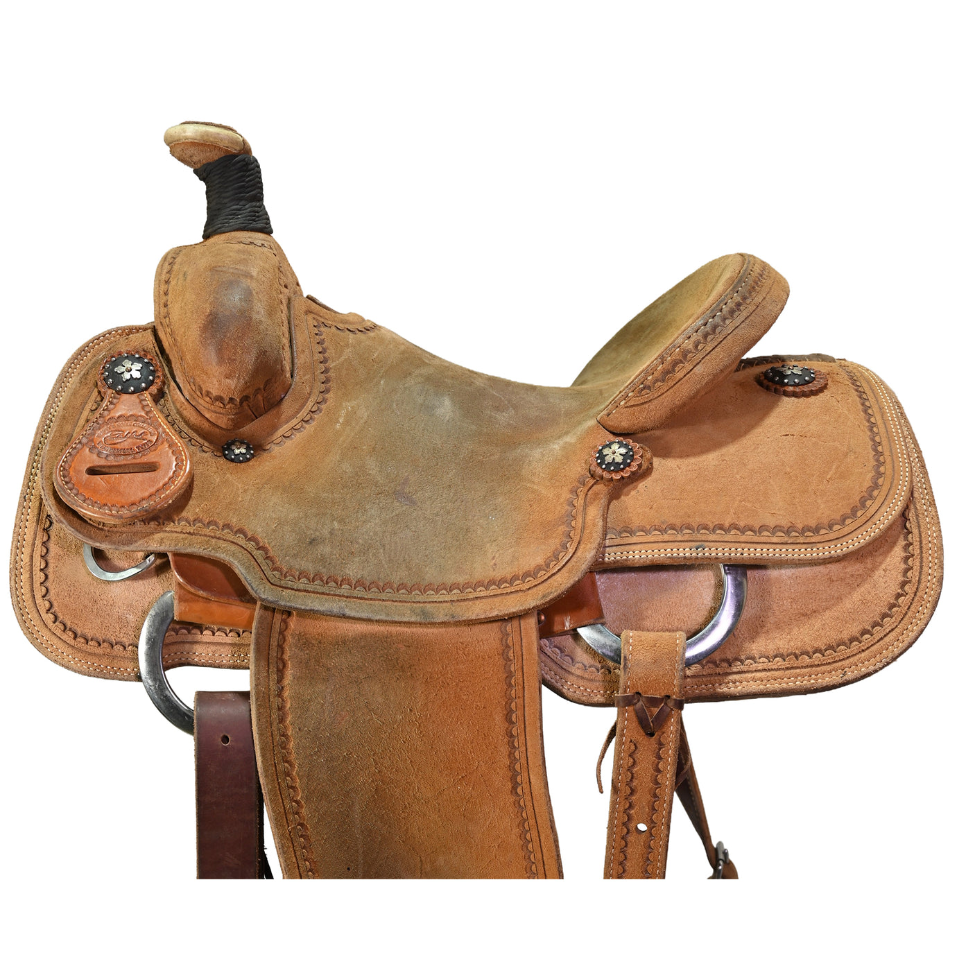 Used 13.5" Teskey's Patrick Smith Team Roping Saddle