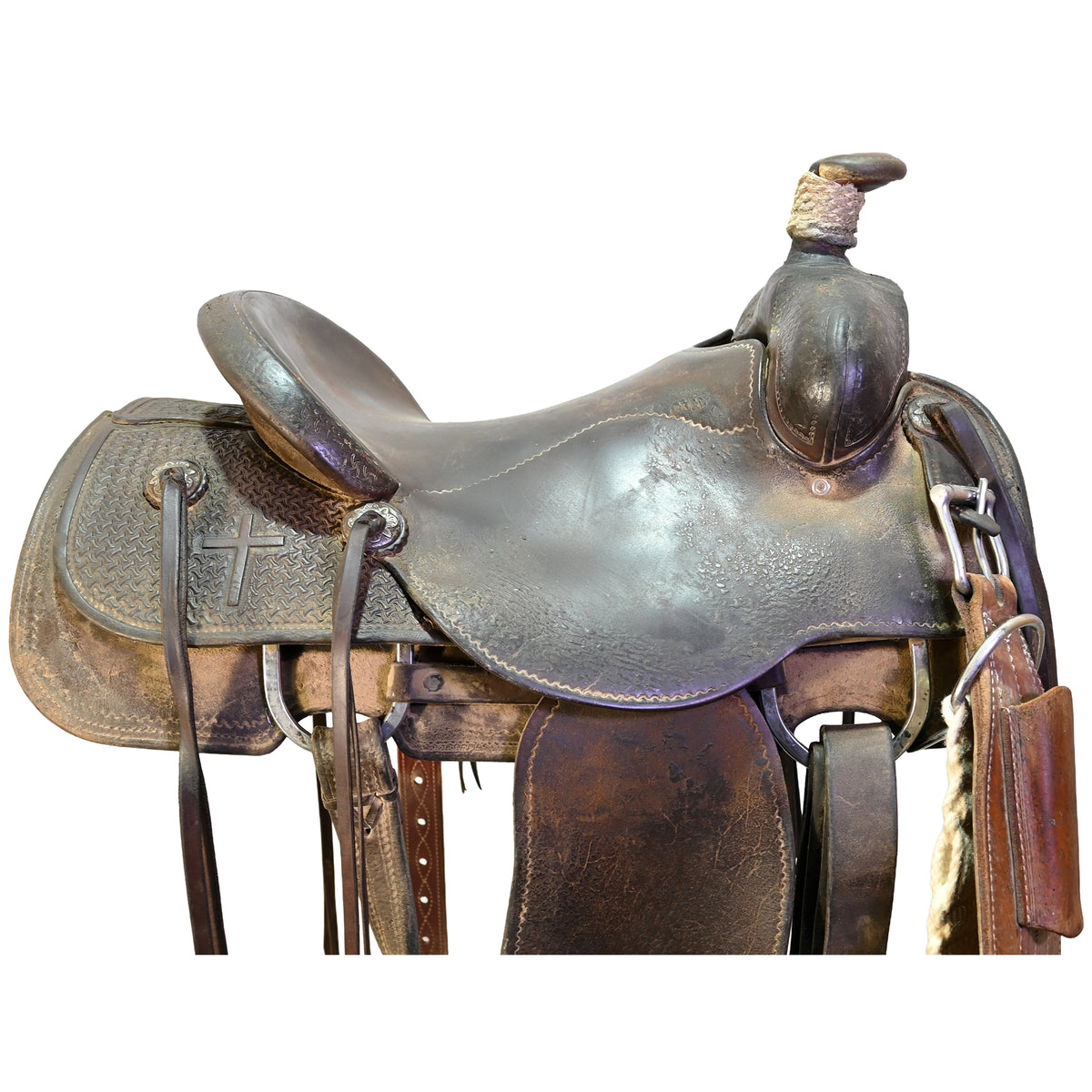 SOLD! Used 15.5" Faith Ranch Roping Saddle