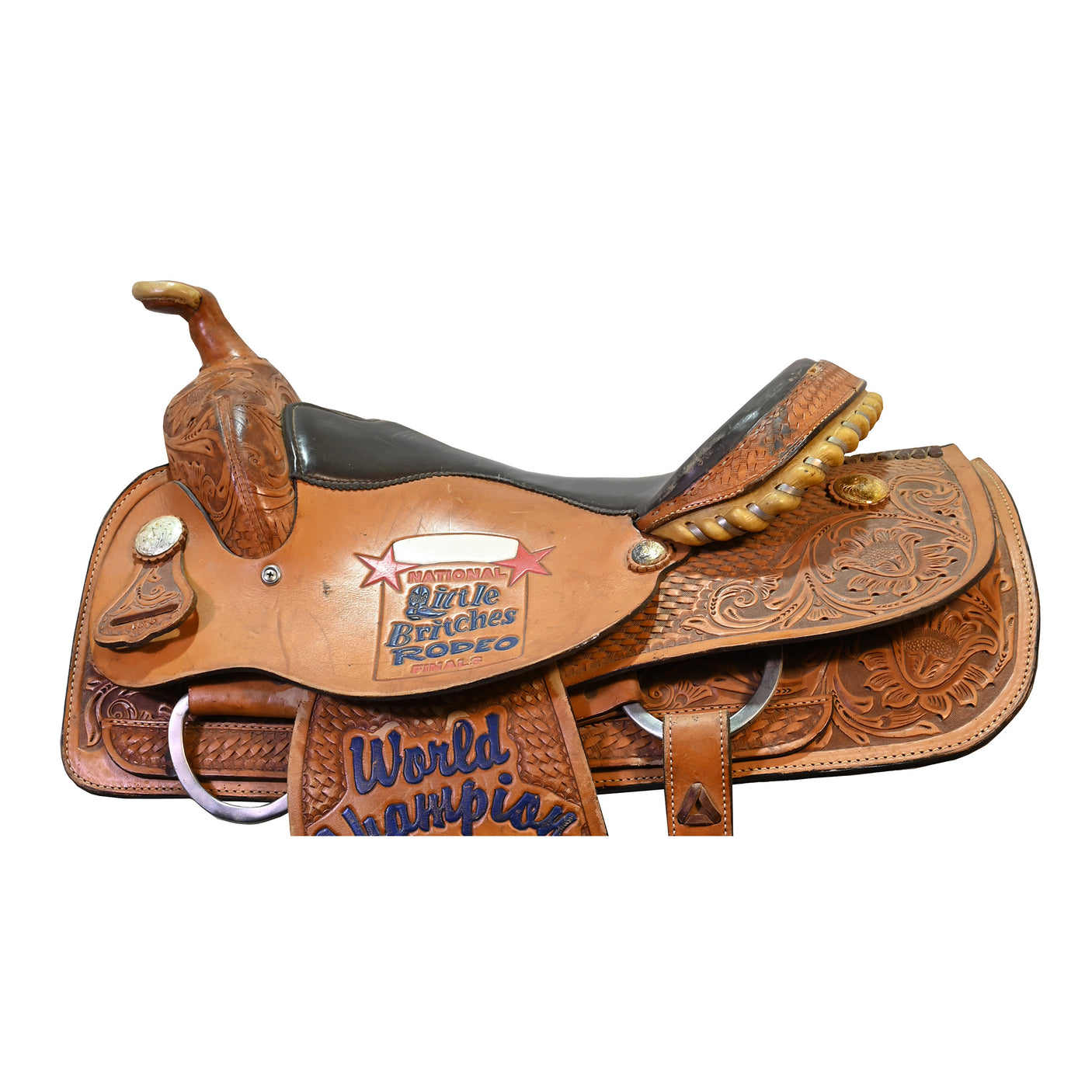 Used 15.5" Hereford Tex Tan Trophy Steer Wrestling Saddle